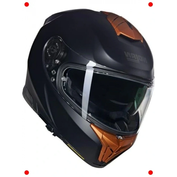 Kapalı Motosiklet Kaskı Classico Nobile Mat Siyah