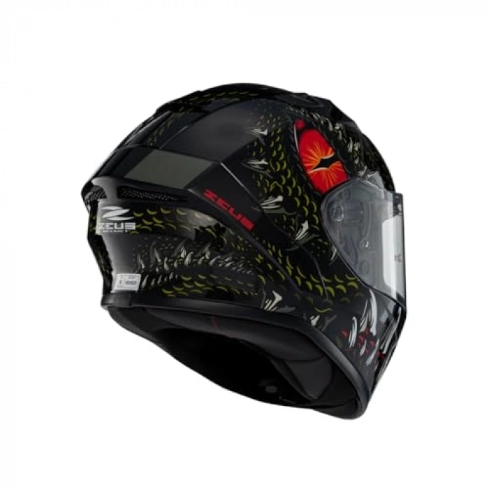 Kapalı Motosiklet Kaskı Red L Boy