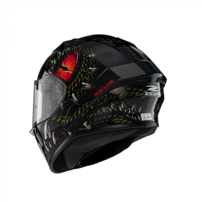 Kapalı Motosiklet Kaskı Red L Boy