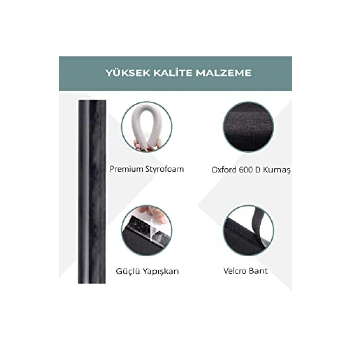 Kapı Altı Rüzgar Önleyici Sünger, Isı Yalıtım Özelliği ile