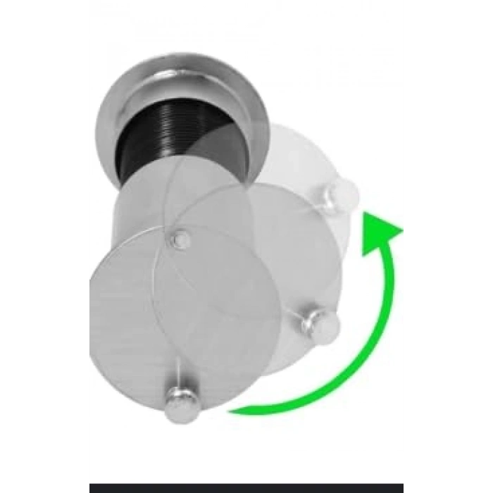 Kapı Dürbünü, 60-90 mm Uzunluk, Geniş Açılı Görüş Açısı