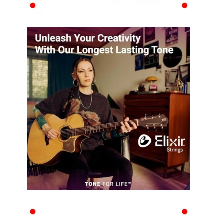 Kaplamalı Bariton Akustik Gitar Teli (16-70)