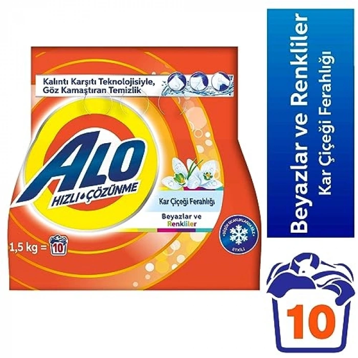 Kar Çiçeği Ferahlığı Toz Deterjan, Hızlı Çözülme