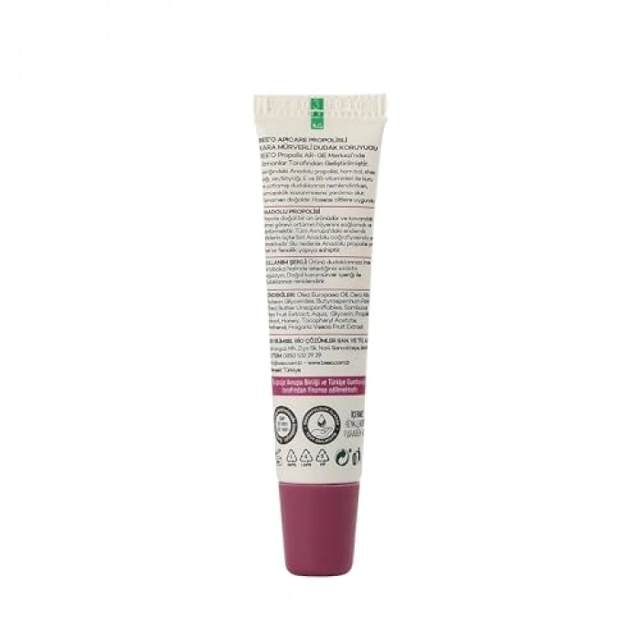 Kara Mürverli Dudak Koruyucu, 10 ml, Nemlendirici