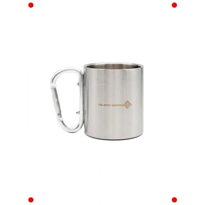 Karabinalı Metal Seyahat Kupası - Tek Ebat