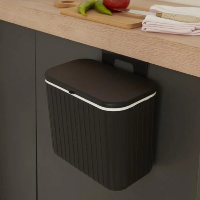 Karaca Home Pino 8 Lt Çöp Kovası Siyah