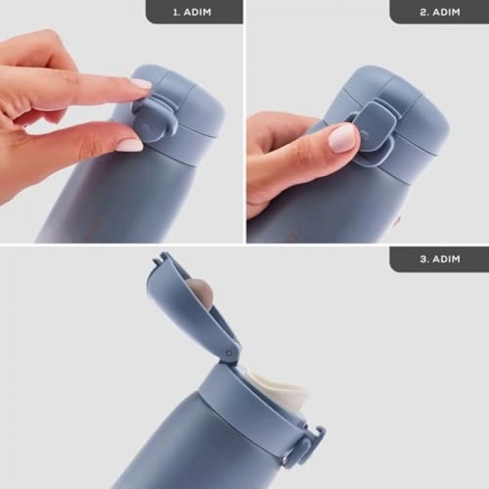 Karaca Skyfall Çelik Sızdırmaz Termos 500 Ml Mavi