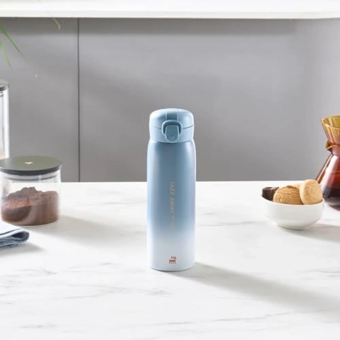 Karaca Skyfall Çelik Sızdırmaz Termos 500 Ml Mavi
