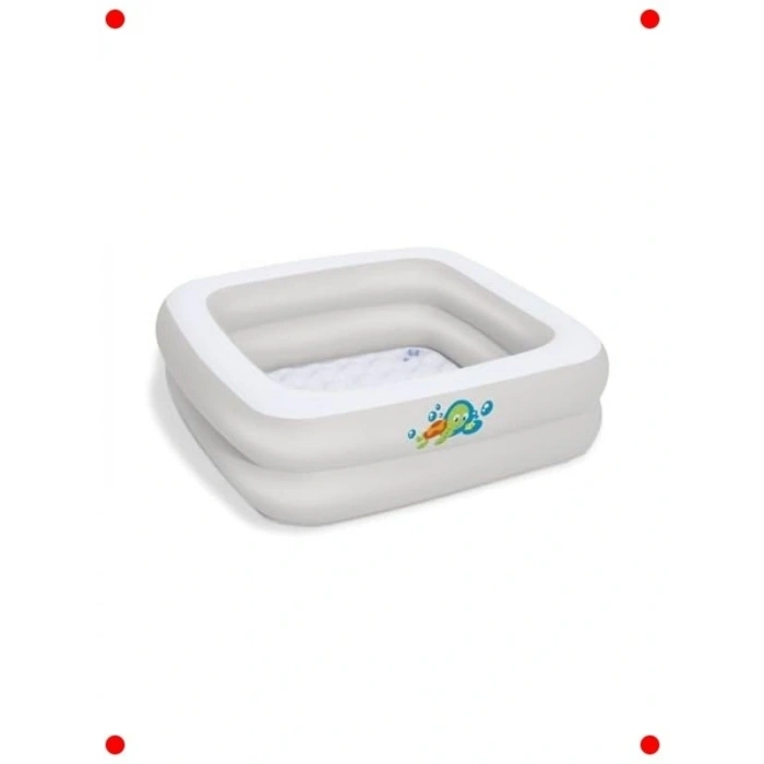 Kare Bebek Havuzu (86 x 25 cm, Beyaz)