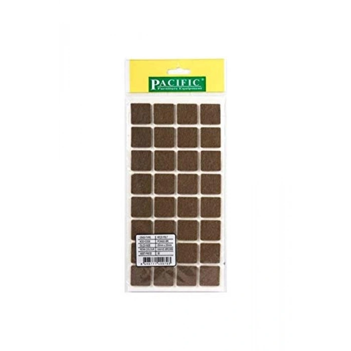 Kare Masa Sandalye Keçesi, 25x25 mm Boyutunda