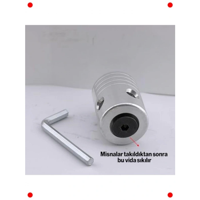 Kare Misina ve Metal Tırpan Başlığı Seti