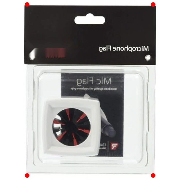 Kare Şekilli Mikrofon Logosu (Beyaz)