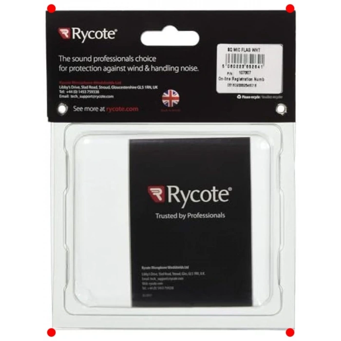 Kare Şekilli Mikrofon Logosu (Beyaz)