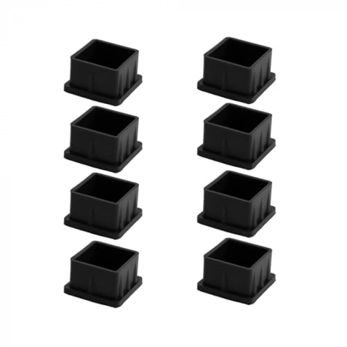 Kare Tıpa Papuç Takoz, 40 mm x 40 mm, 8 Adet Set