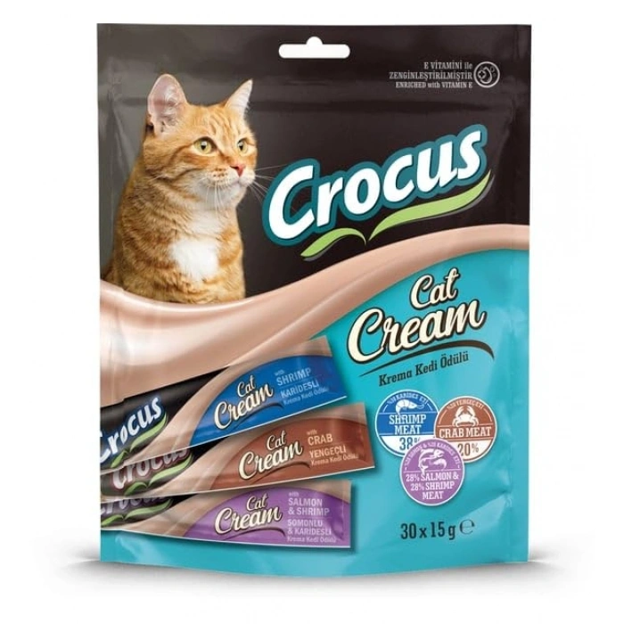 Karidesli ve Yengeçli Kedi Ödül Maması, 30 x 15 gr