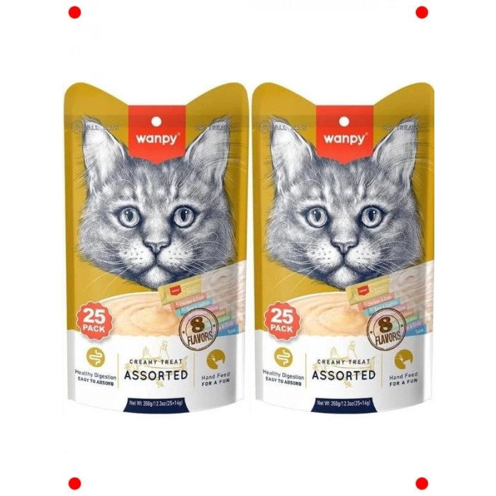 Karışık Lezzet Sıvı Kedi Ödülü (50 Adet x 14gr)