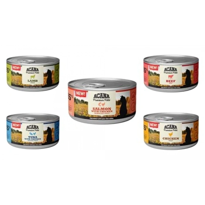 Karışık Pate Konserve Kedi Maması 85 gram 5 Adet