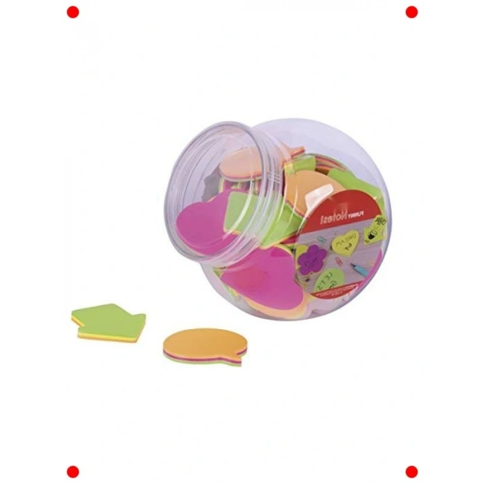 Karışık Renkli Yapışkanlı Not Kağıtları