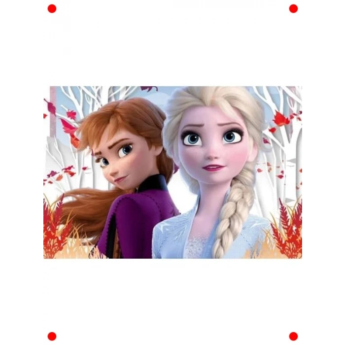 Karlar Ülkesi 2 Anna ve Elsa 60 Parça Renkli Yapboz