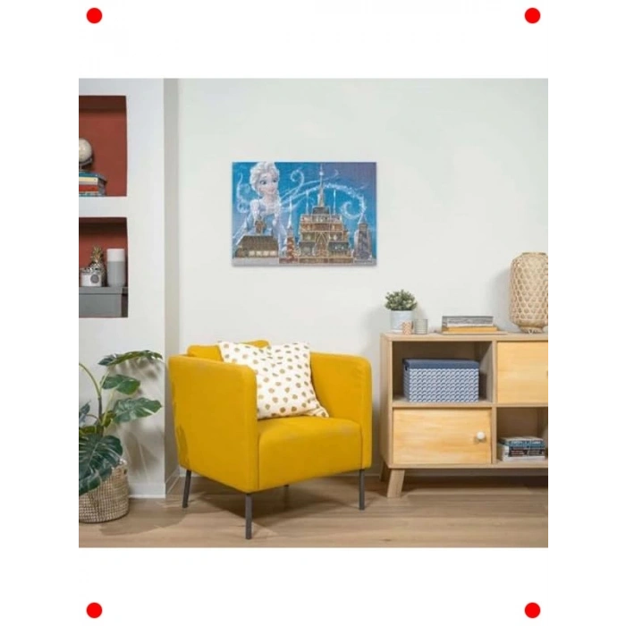 Karlar Ülkesi Şatosu 1000 Parça Temalı Yapboz