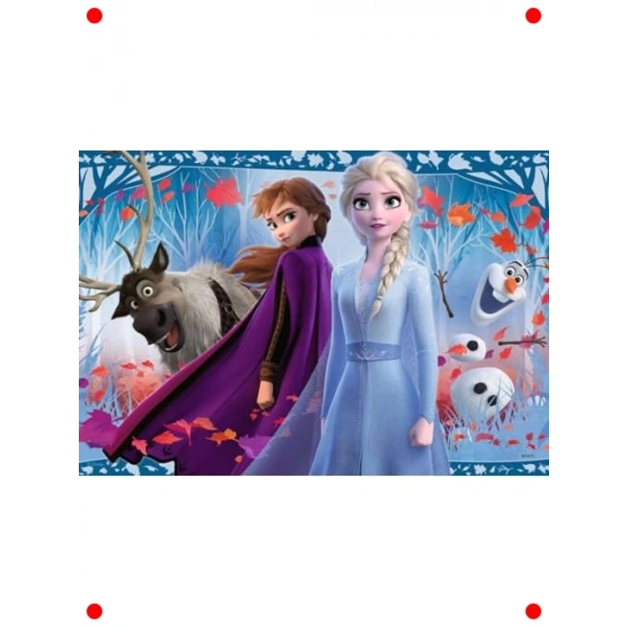 Karlar Ülkesi Temalı 2x12 Parça Yapboz (3+ Yaş)