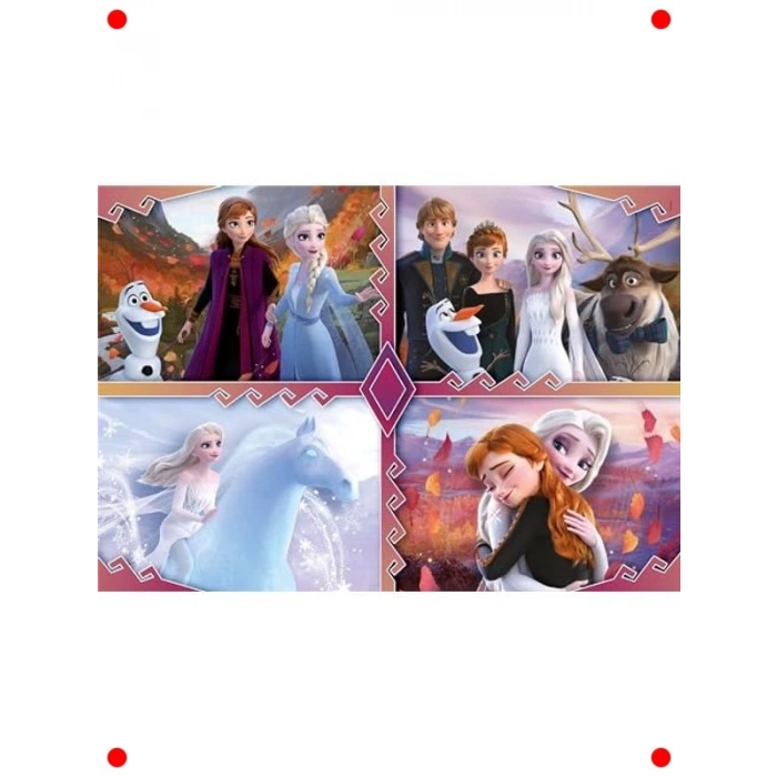 Karlar Ülkesi Temalı Çocuk Yapbozu (180 Parça)