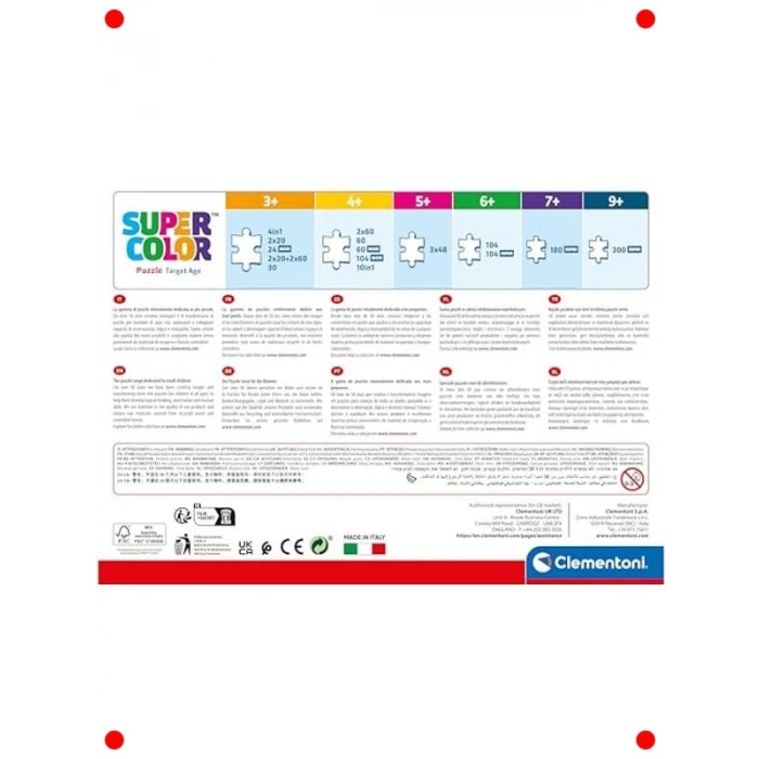 Karlar Ülkesi Temalı Çocuk Yapbozu (180 Parça)