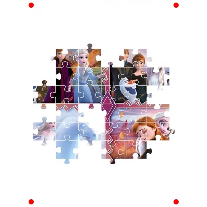 Karlar Ülkesi Temalı Çocuk Yapbozu (180 Parça)