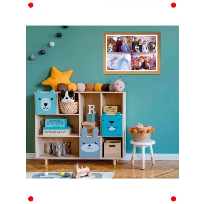 Karlar Ülkesi Temalı Çocuk Yapbozu (180 Parça)