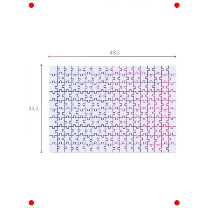 Karlar Ülkesi Temalı Çocuk Yapbozu (180 Parça)