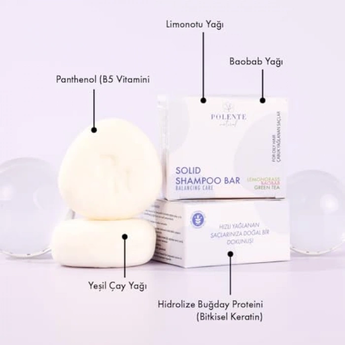 Katı Şampuan 110 gr - Yağlı Saçlar İçin Özel Formül