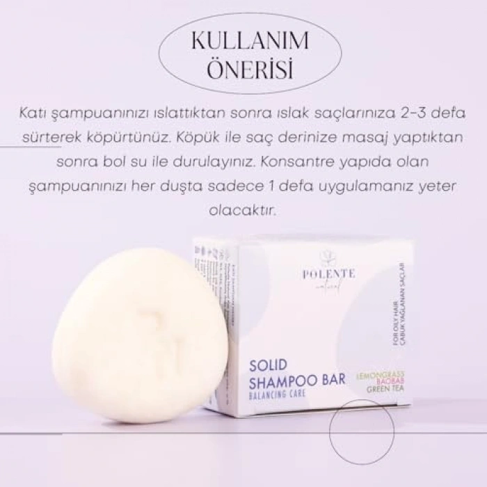 Katı Şampuan 110 gr - Yağlı Saçlar İçin Özel Formül