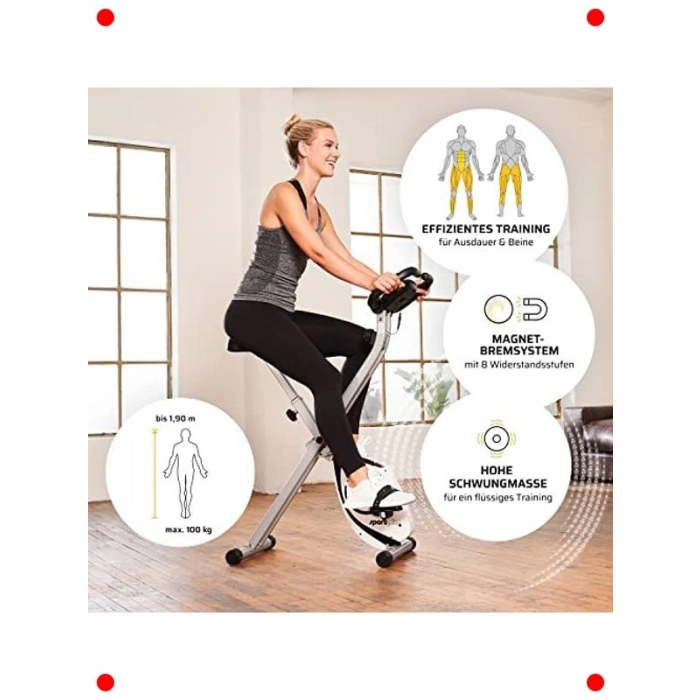 Katlanabilir Akıllı Kondisyon Bisikleti (Ev Tipi)