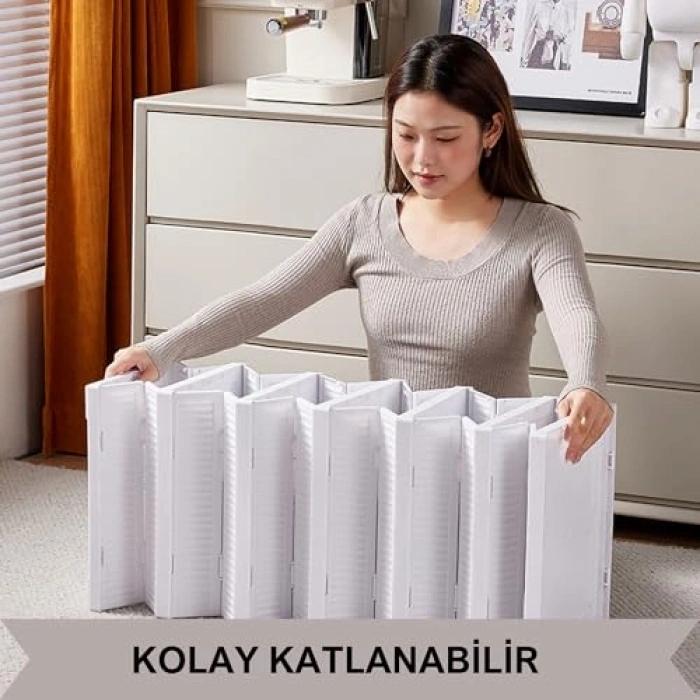 Katlanabilir Ayakkabı Rafı, 6 Katlı Modüler Tasarım