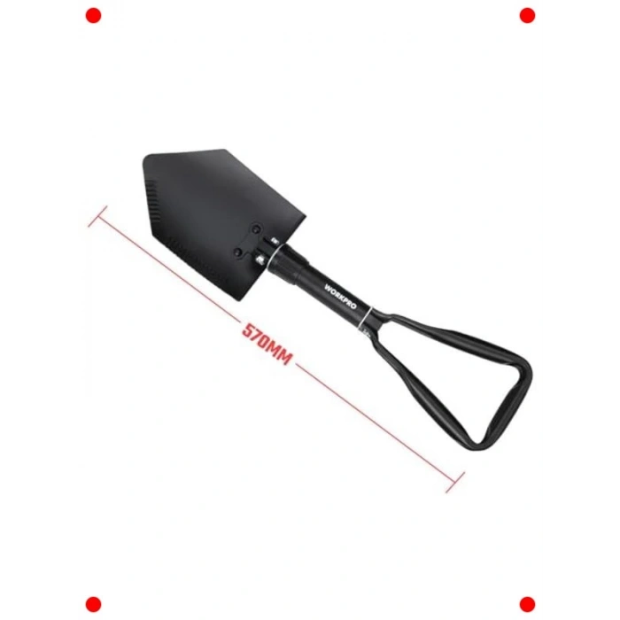 Katlanabilir Çok Amaçlı Kamp Küreği (57 cm)