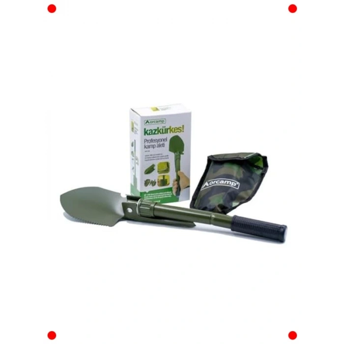 Katlanabilir Kamp Kazma Kürek Seti