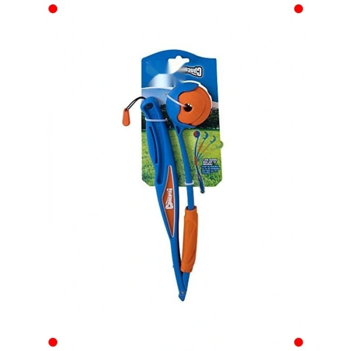 Katlanabilir Köpek Top Atıcı + Sesli Top Hediyeli