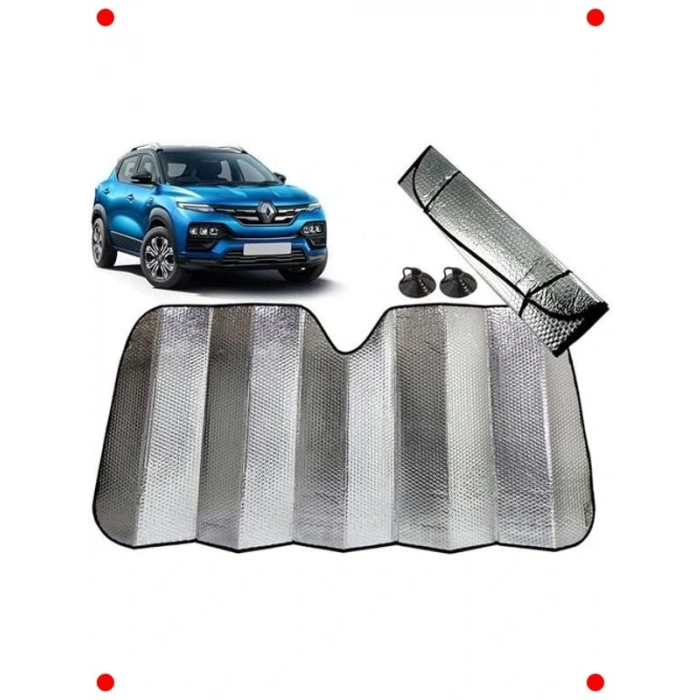 Katlanabilir Metalize Ön Cam Araç Güneşliği (140x70cm)