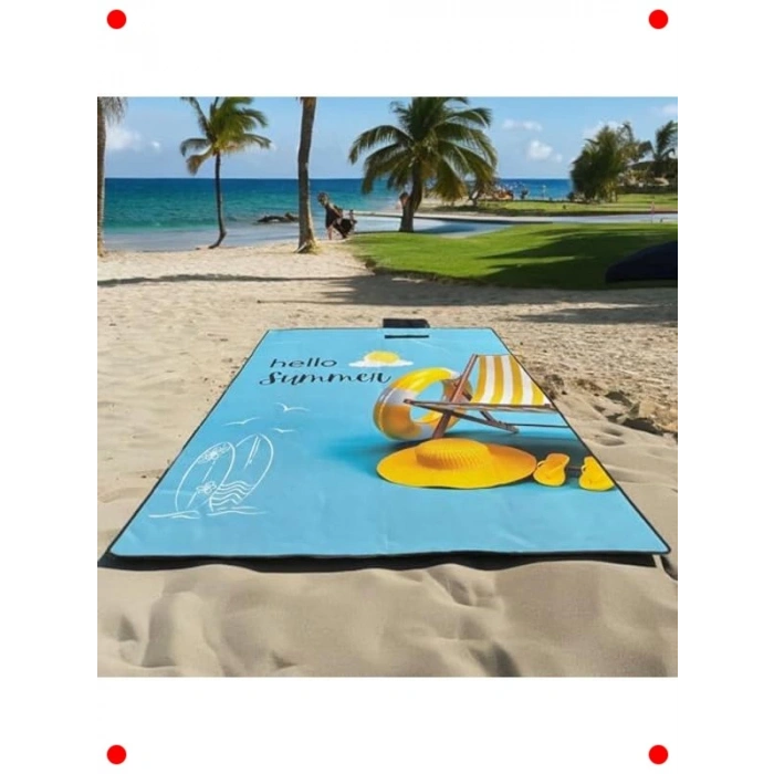 Katlanabilir Piknik Plaj Kamp Örtüsü 150x200 cm