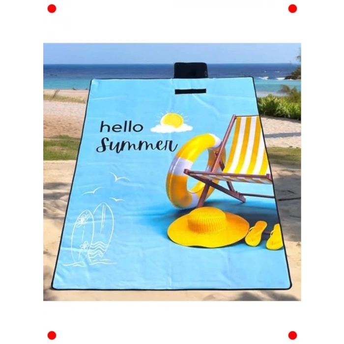 Katlanabilir Piknik Plaj Kamp Örtüsü 150x200 cm