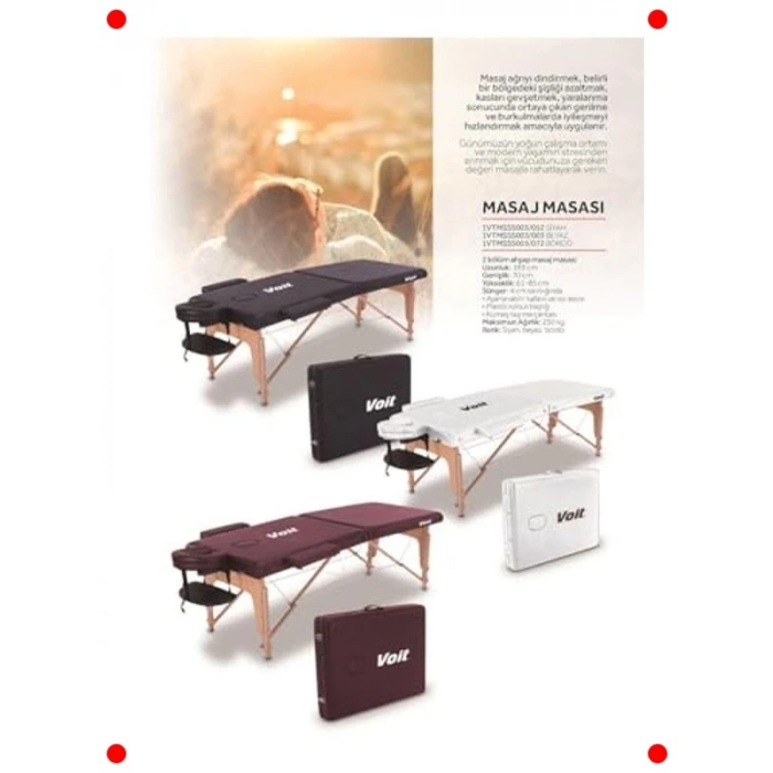 Katlanabilir Profesyonel Masaj Masası