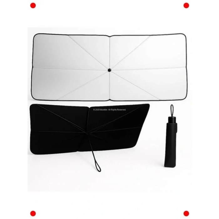 Katlanabilir Şemsiye Tipi Araç Ön Cam Güneşliği