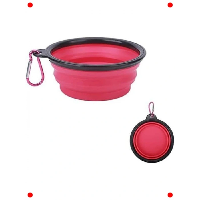 Katlanabilir Silikon Mama ve Su Kabı Kedi & Köpek