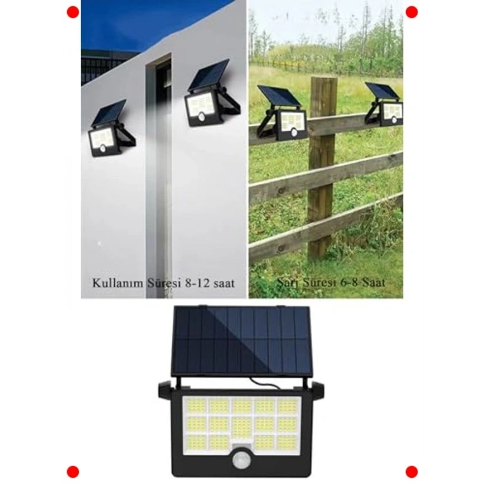 Katlanabilir Solar Bahçe & Duvar Aydınlatması