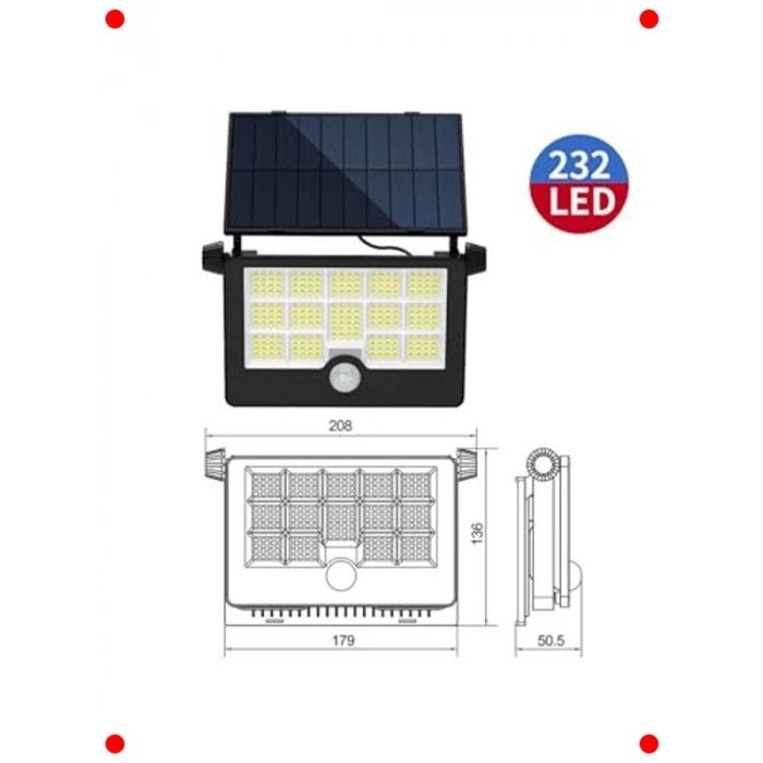 Katlanabilir Solar Bahçe & Duvar Aydınlatması