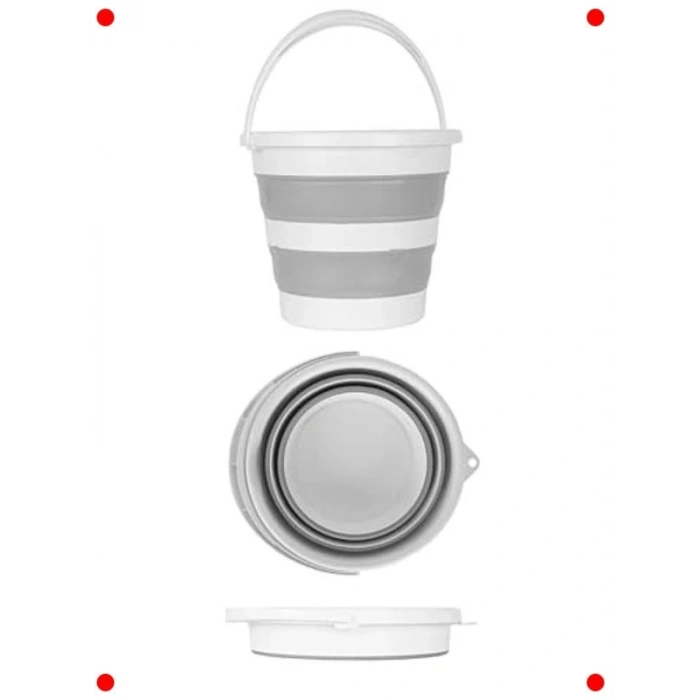 Katlanabilir Yer Tasarrufu Sağlayan Tezlik Kovası 13 L