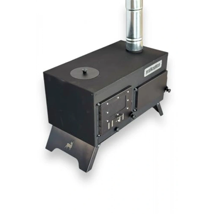 Katlanır Ayaklı Kamp Sobası, Çantalı ve Kullanışlı Tasarım