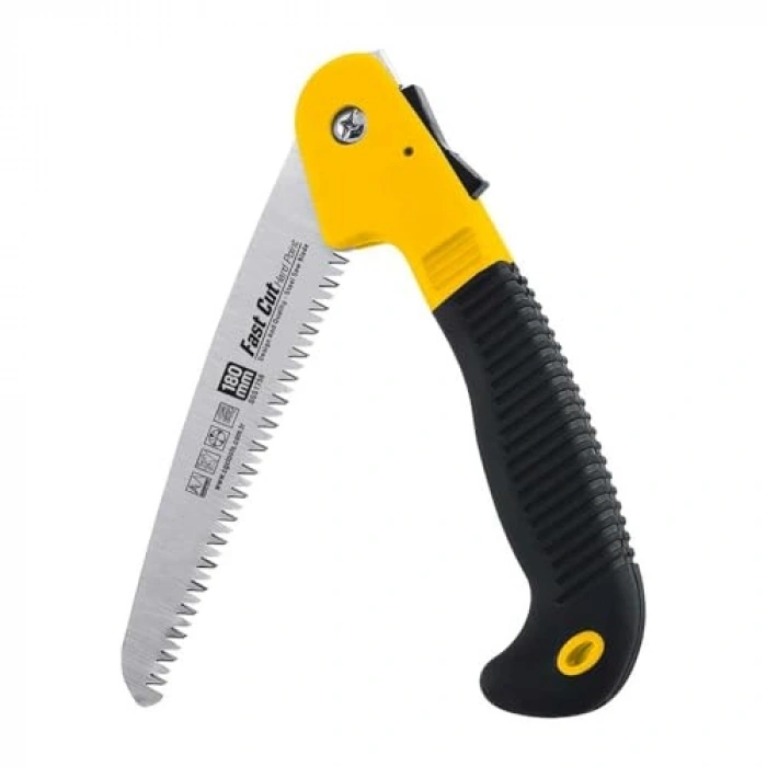 Katlanır Budama Testeresi, 180 mm, Yüksek Karbon Çelikten