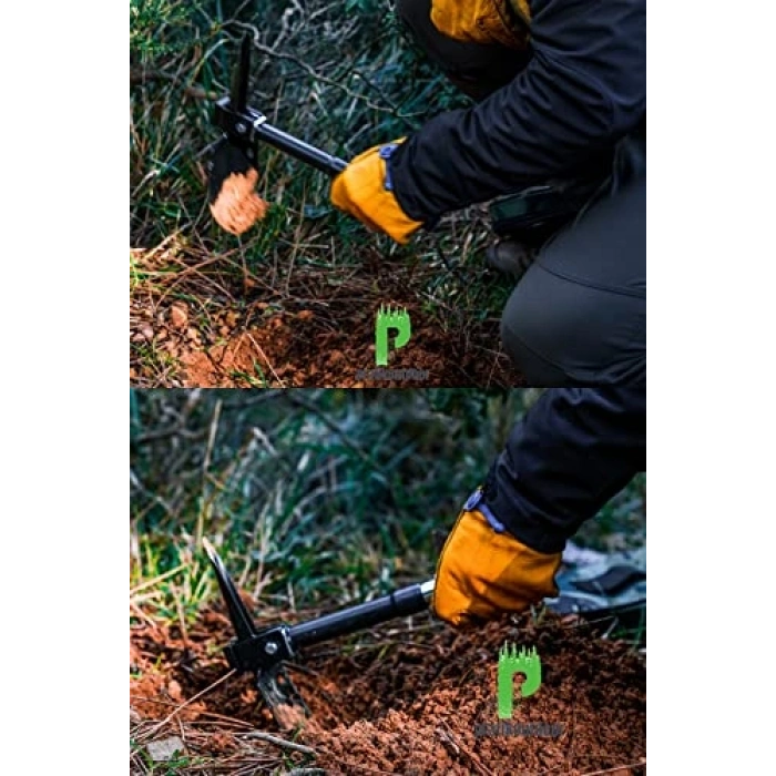 Katlanır Kamp Küreği Seti, Çekiç ve Çapa ile Pratik Kullanım