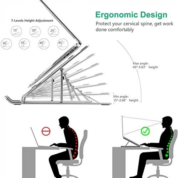 Katlanır Laptop ve Tablet Standı, Pratik Kullanım